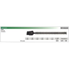 IKRA upper / lower blade kit EHT 700 hedge trimmer 041630