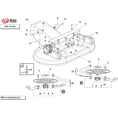 Kit cuchilla par derecho + par izquierdo GIANNI FERRARI para cuchilla GTS 112 | Newgardenstore.eu