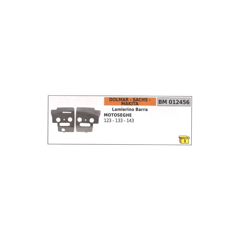 DOLMAR chain-side bar blanks for chainsaws 123 133 143 012456