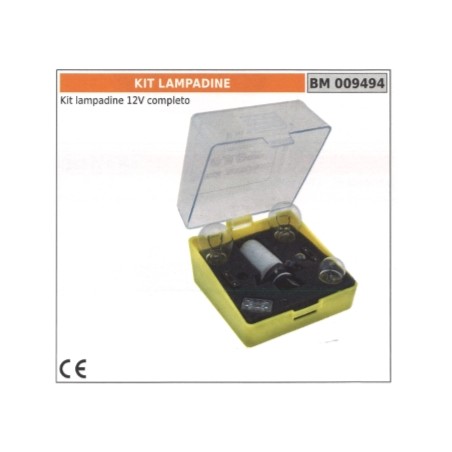 Kit d'ampoules 12V homologué CE code 009494 | Newgardenstore.eu