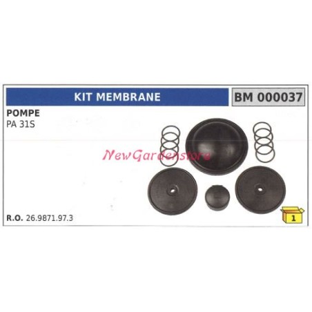 Kit membrana pompa Bertolini PA 31S 000037 269871973