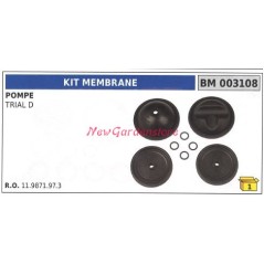Kit membrana UNIVERSALE pompa Bertolini TRIAL D 003108 | Newgardenstore.eu