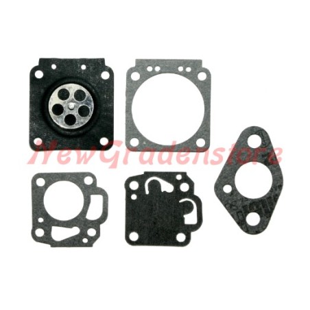 Kit diaphragms and gaskets for carburettor Tas Mitsubishi T200 T240 T300 NIKKI 350152 | Newgardenstore.eu