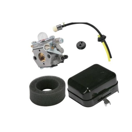 Kit modificación carburador soporte filtro aire desbrozadora 26 42 cc | Newgardenstore.eu