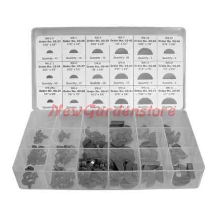 Shaft spanner assortment (250 pcs. pack) 321870 | Newgardenstore.eu