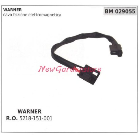 Câble d'embrayage électromagnétique WARNER 029055 | Newgardenstore.eu