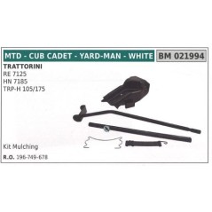 Kit mulching MTD trattorino rasaerba tosaerba tagliaerba RE 7125 HN 7185 021994 | Newgardenstore.eu