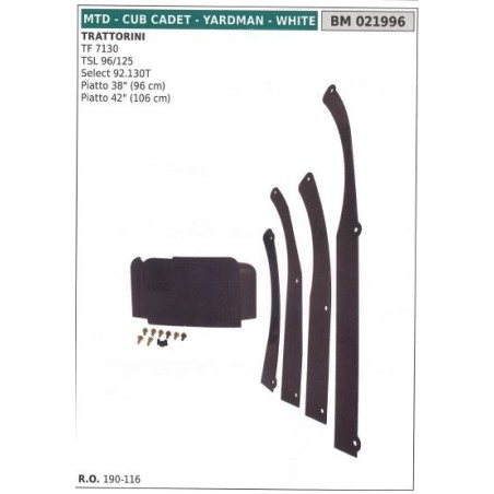 Kit de mulching MTD tractor cortacésped TF 7130 021996 | Newgardenstore.eu