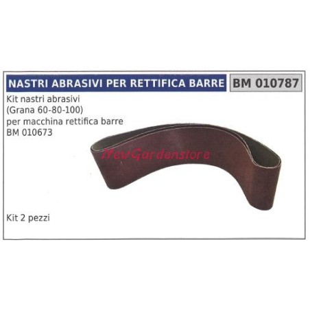 Kit nastri abrasivi NEW GARDEN STORE 2pezzi 010787 | Newgardenstore.eu