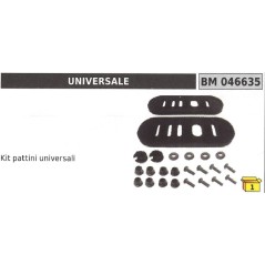 Kit pattini universali per spazzaneve 046635