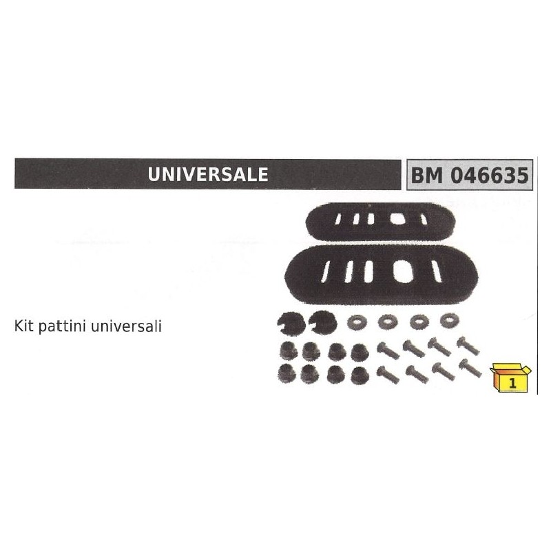 Universal shoe kit for snowploughs 046635