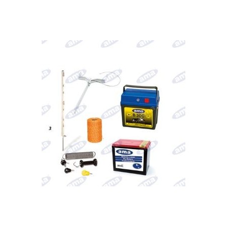 Kit per recinto elettrico AMA Ranch lunghezza fino a 2 km | Newgardenstore.eu