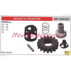 BRIGGS&STRATTON Anlasserritzel-Bausatz Modell 19 24 28 29 30 32 35 020183 | Newgardenstore.eu