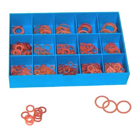 Assortment of 400 fibre washers | Newgardenstore.eu