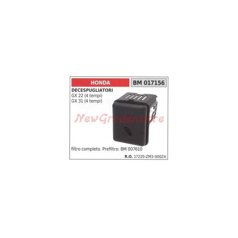 Filtro aria HONDA decespugliatore GX22 compatibile (4 TEMPI) 017156 17220ZM3000ZA