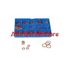 Assortment of 400 copper washers agriculture gardening 54.100.0052
