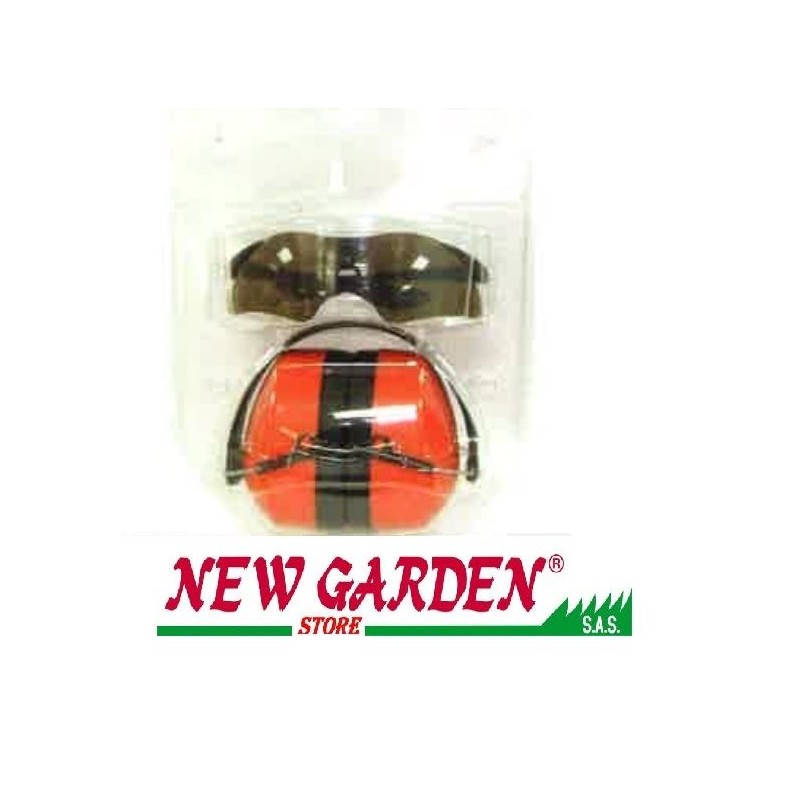 Lawn mower protective goggles and hood kit 320706