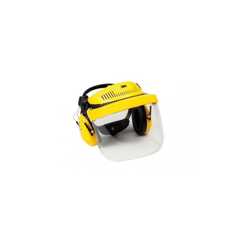 Kit de protección auditiva y facial G500 ventilación frontal ajuste diadema