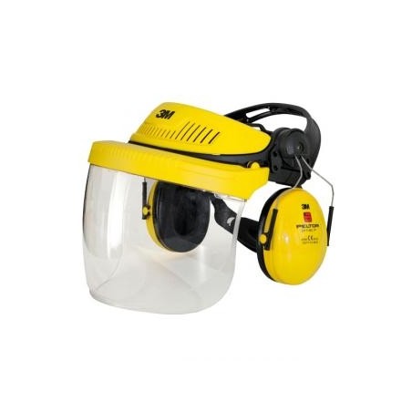 Kit de protection auditive et faciale G500 réglage du bandeau ventilé à l'avant