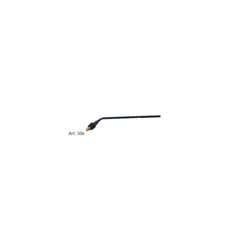 TECNOSPRAY curved black aluminium rod with quick coupling for medium lance