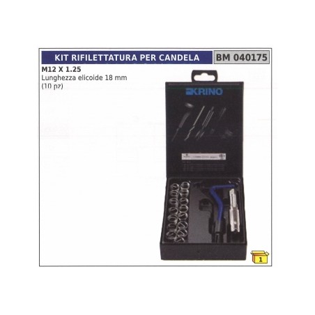 Kit de reflectores para bujía M12 x 1,25 longitud de hélice 18 mm (10 piezas) | Newgardenstore.eu