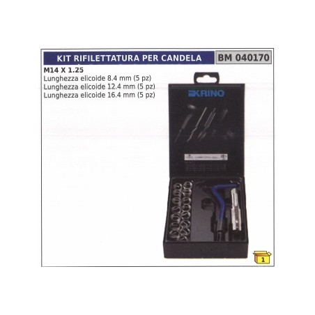 Kit reflector para bujía M14 x 1,25 ref. 040170 | Newgardenstore.eu