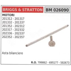Asta bilanciere BRIGGS&STRATTON motore 4 tempi 201312 201317 201332 026090