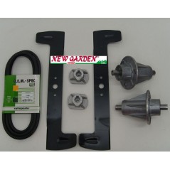Twincut 92 lawn tractor repair kit GGP 17-450 belt blade hubs | Newgardenstore.eu