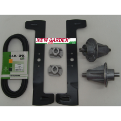 Twincut 92 lawn tractor repair kit GGP 17-450 belt blade hubs | Newgardenstore.eu