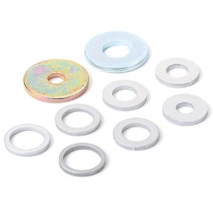 Reduction washer kit for UNIVERSAL blade with 25.4 mm mower hole Ø