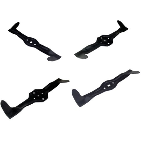 Kit set of 4 blades lawn tractor compatible HUSQVARNA JONSERED 107 cm CTH170 | Newgardenstore.eu