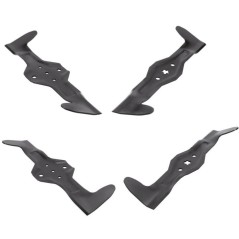 Set of 4 blades for HUSQVARNA JONSERED CT135 CT151 compatible lawn tractor