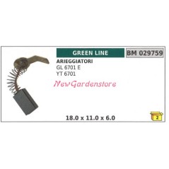 GREEN LINE Bürstensatz für Rasenvertikutierer GL 6701E YT 6701 029759