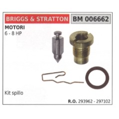BRIGGS&STRATTON carburettor needle kit rotary tiller 6 - 8 HP 293962 - 297102 | Newgardenstore.eu
