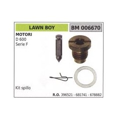 Kit aguja carburador LAWN BOY D600 F serie cortacésped 396521 - 681741