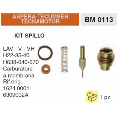 Vergasernadel-Bausatz Rasentraktor-Motor TECUMSEH LAV V VH 1624.0001 | Newgardenstore.eu