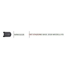 Kit station de base 2018 pour tondeuse robot modèles RS ROBOMOW MRK6102B | Newgardenstore.eu