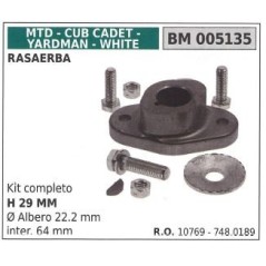 Kit Lawnmower blade holder hub support MTD 005135