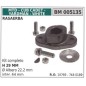 Kit soporte cubo cuchilla cortacésped MTD 005135