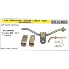 Kit de remorquage CASTELGARDEN pour tracteur de pelouse Twin Cut 102 - 122 TCP HYDRO | Newgardenstore.eu