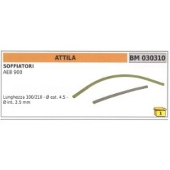 ATTILA petrol hose kit AEB 900 blower length 100/210 mm external Ø 4.5 mm | Newgardenstore.eu