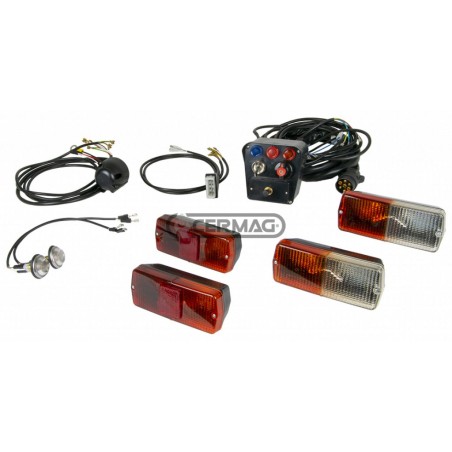 Universal light and indicator kit for agricultural machine electric starter | Newgardenstore.eu