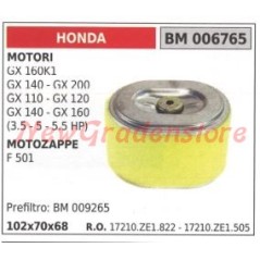 Luftfilter HONDA Motor GX 160K1 140 200 110 120 Motorfräse F 501