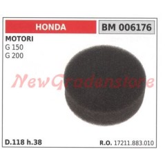 Luftfilter HONDA-Motoren G 150 200 006176 | Newgardenstore.eu