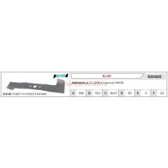 AL-KO Messer für CL 420B Rasentraktor Rasenmäher R301625