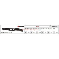 AL-KO Messer für Rasentraktor Komfort Rasenmäher 470 R303910 | Newgardenstore.eu