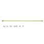 Brass shaft diameter 10x100 cm TECNOSPRAY for manual sprayer