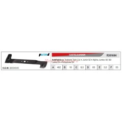 Messer CASTELGARDEN Rasentraktor Rasenmäher TWIN CUT R301694