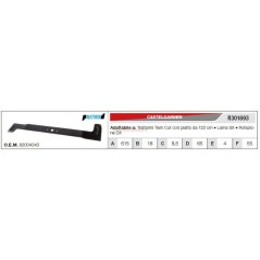 Messer CASTELGARDEN Rasentraktor Rasenmäher TWIN CUT R301693 | Newgardenstore.eu