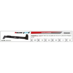 Messer CASTELGARDEN Rasentraktor Rasenmäher TWIN CUT R302440